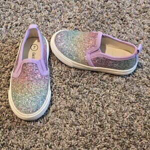Toddler Rainbow Glitter Shoes